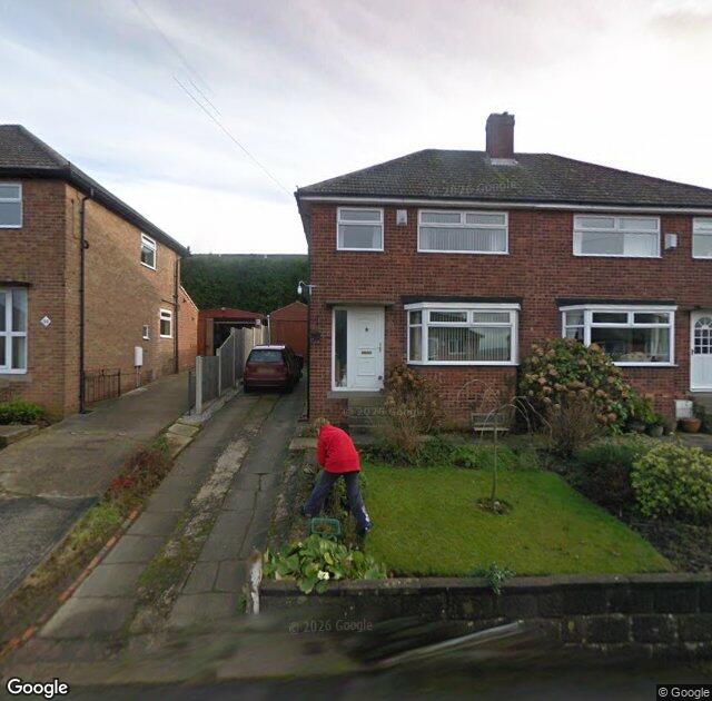 Street View image of 48 Middleton Avenue, S25 2QQ, Sheffield, the registered office
