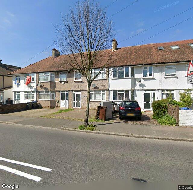 Street View image of 153 Grove Road Mitcham, CR4 1AE, London, the registered office