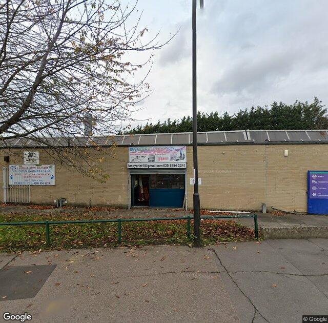 Street View image of 107 Nathan Way, SE28 0AQ, London, the registered office