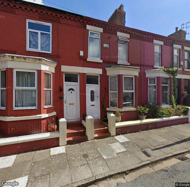 Street View image of 10 Gladeville Road, L17 6DF, Liverpool, the registered office