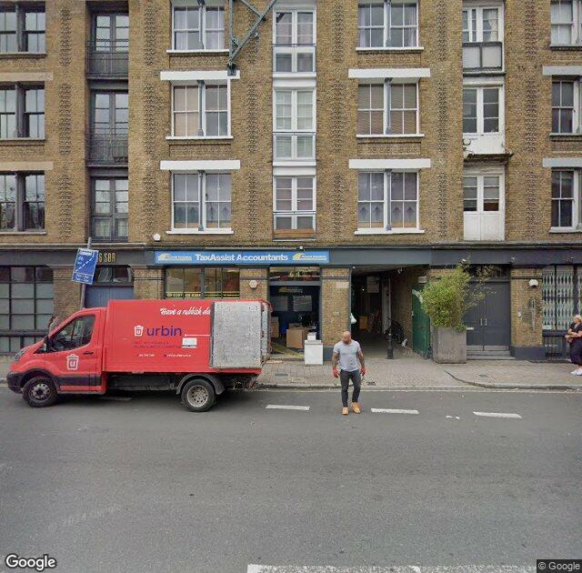 Street View image of 64 Southwark Bridge Road, SE1 0AS, London, the registered office