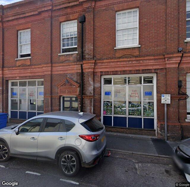 Street View image of Old Fire Station, SP1 1DU, Salisbury, the registered office
