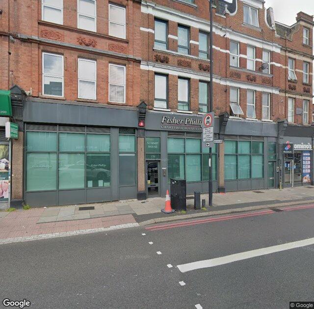 Street View image of Summit House, NW3 6BP, London, the registered office