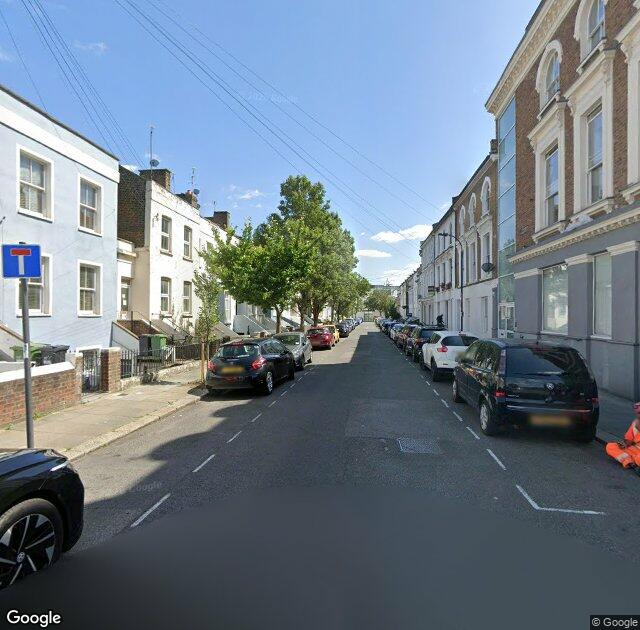 Street View image of 32 Woodstock Grove Shepherds Bush, W12 8LE, London, the registered office