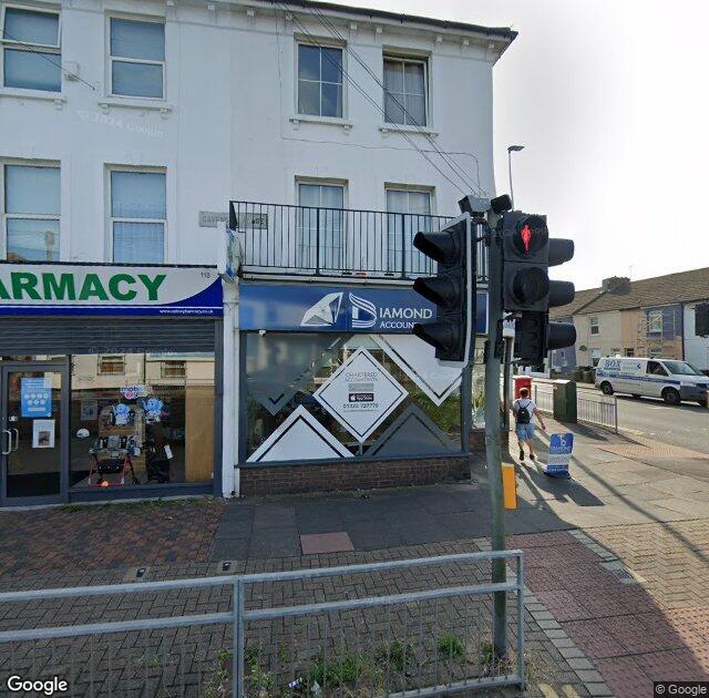 Street View image of 120 Cavendish Place, BN21 3TZ, Eastbourne, the registered office