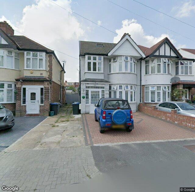 Street View image of 61 Medway Gardens, HA0 2RJ, Wembley, the registered office