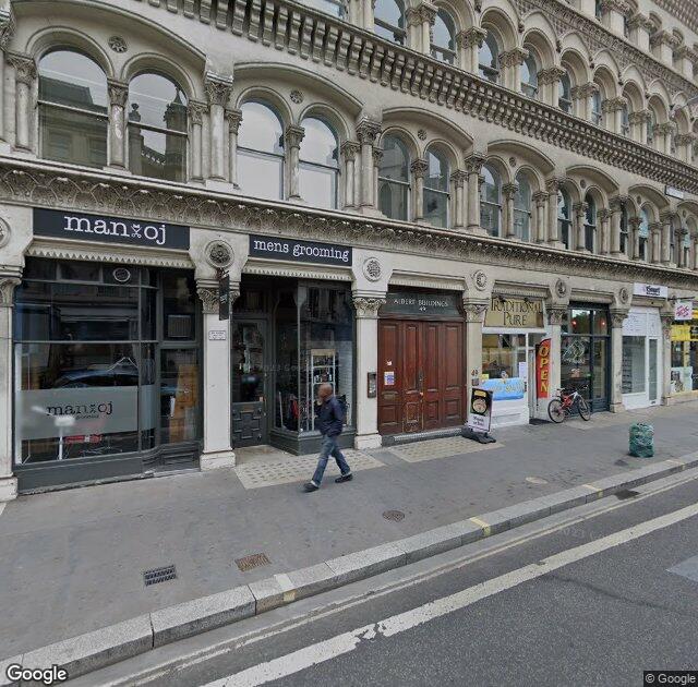 Street View image of 49 Queen Victoria Street, EC4N 4SA, London, the registered office