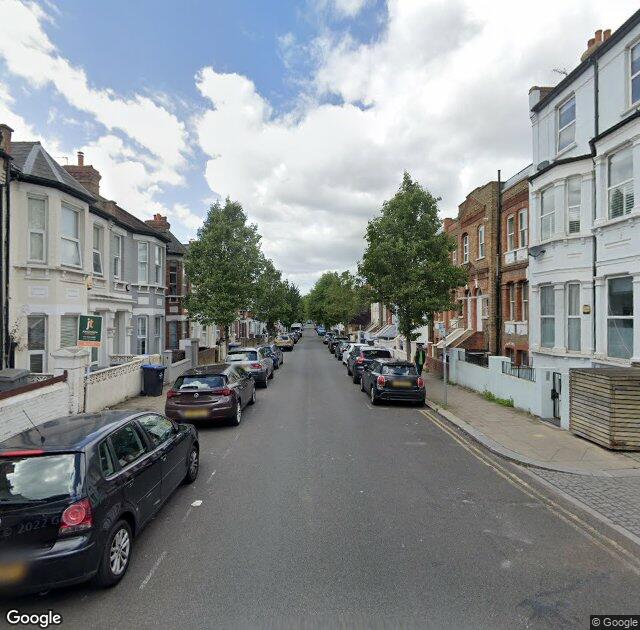 Street View image of 44a, Basement Priory Park Road, NW6 7UN, London, the registered office